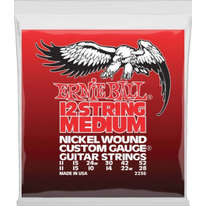 Ernie Ball 2236 12-string Electric Guitar Medium Slinky Nickel